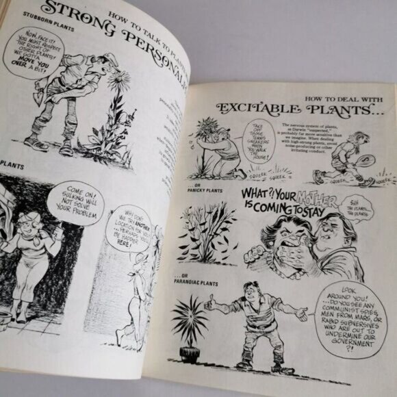 1974 Gleeful Guide to Communicating with Plants Will Eisner Comics Book Satire - Picture 7 of 10